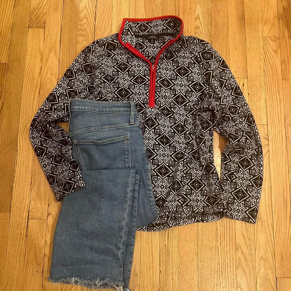 Lands-end Women's Black Jumper